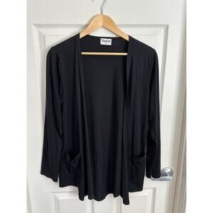 Towncat M Black Jersey Cardigan